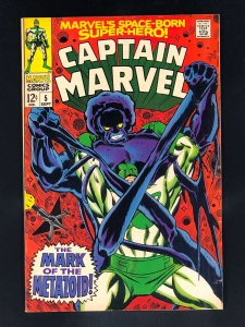 Captain Marvel #5 (1968) VF