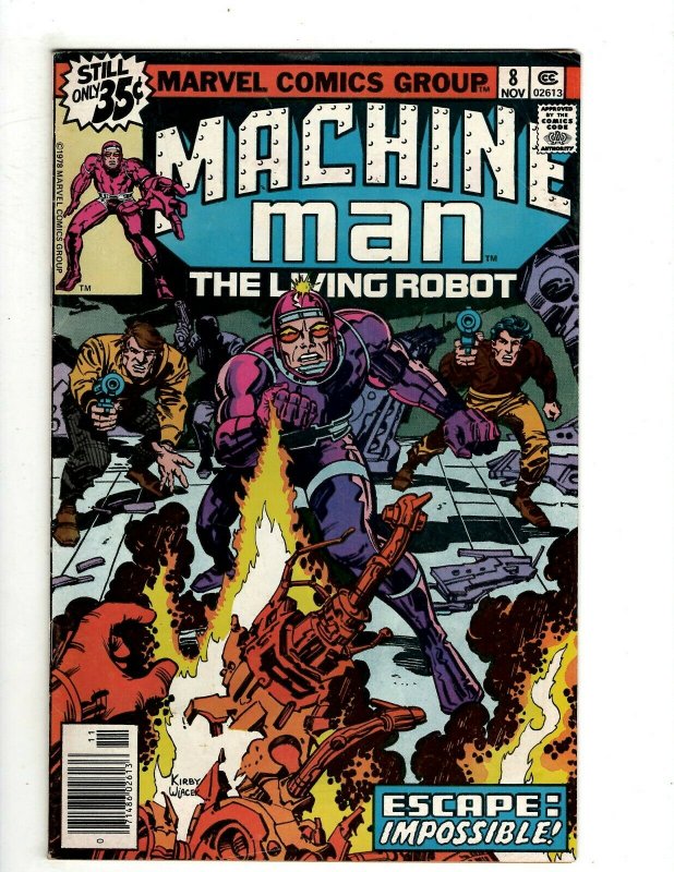 10 Machine Man The Living Robot Marvel Comics # 1 2 3 4 5 6 7 8 9 10 J461