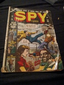 SPY CASES #19 GOLDEN AGE ATLAS COMICS 1953 Cold war era scarce final issue rare