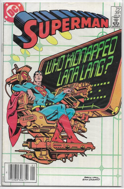 Superman   vol. 1   #391 VG/FN Vartox