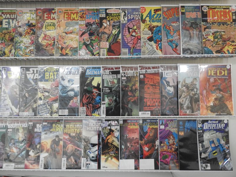 Huge Lot 150+ Comics W/ Spider-Man, Batman, Star Wars+ Avg VF Condition!