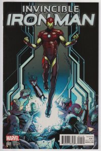 Invincible Iron Man #1 Schiti Cover (2015) Iron Man