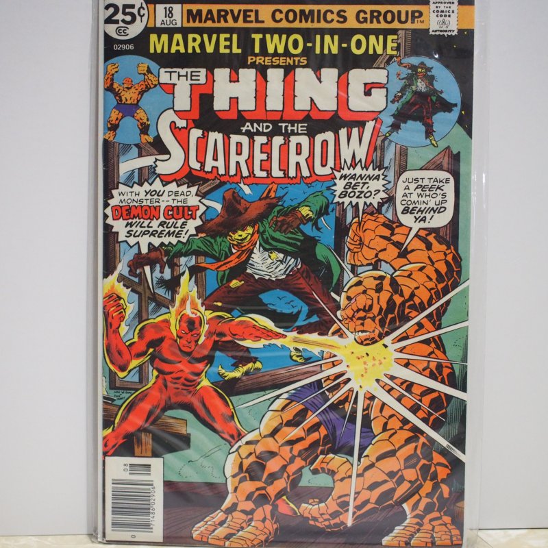 Marvel Two-in-One #18 (1976) VF Thing and the Scarecrow!