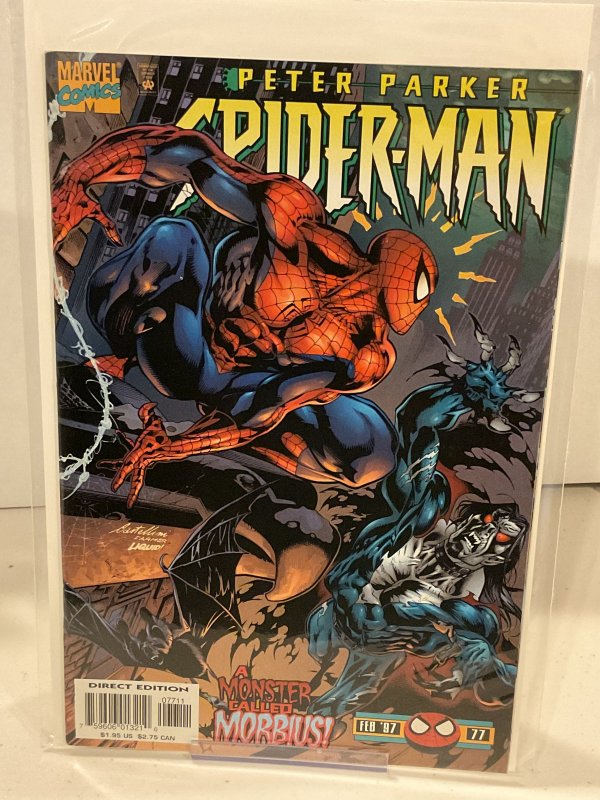 Peter Parker, Spider-Man #77  1997  9.0 (our highest grade)  Morbius!