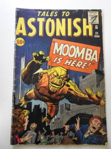 Tales to Astonish #23 (1961) GD Condition moisture damage, ink fc