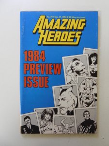 Amazing Heroes #39 (1983) 1st Black Suit Spidey/ Longshot FN condition
