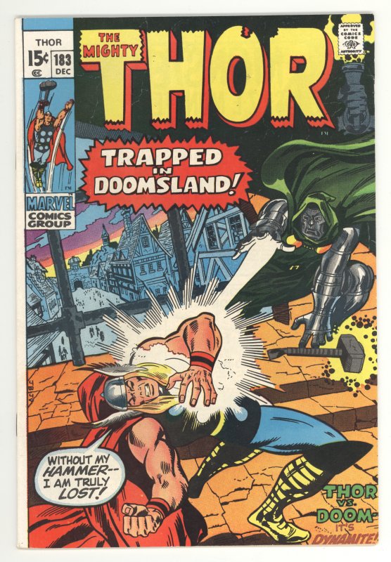 Thor #183 (1970) vs Doctor Doom!