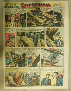 (52) Superman Sunday Pages by Wayne Boring 1951  Complete Year Tabloid Page