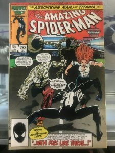 THE AMAZING SPIDER-MAN #283 - WITH FOE'S, LIKE THESE... 1986