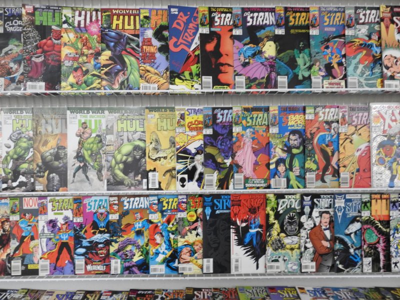 180+ Comics W/ Dr. Strange,  X-Men, Incredible Hulk+ Avg VF Condition!