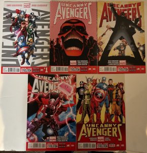 *Uncanny Avengers v1 (2012) 1-8, 8 au, 21 10 hg bks
