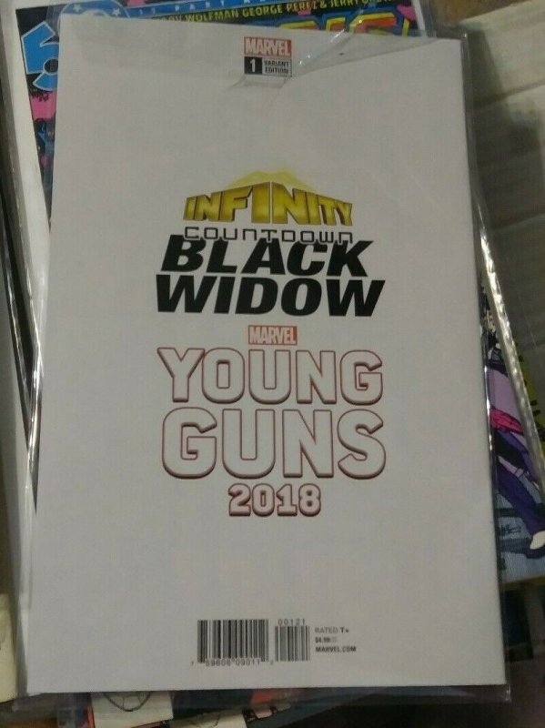 INFINITY COUNTDOWN -BLACK WIDOW #1C  2018 MARVEL MIKE DEL MUNDO VARIANT COVER