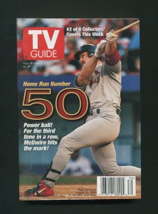 Mark McGwire / Commemorative TV Guide Set / 1998