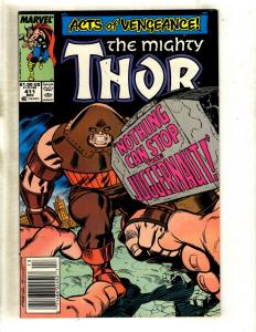 The Mighty Thor # 411 VF/NM Marvel Comic Book 1st New Warriors Appearance WS9