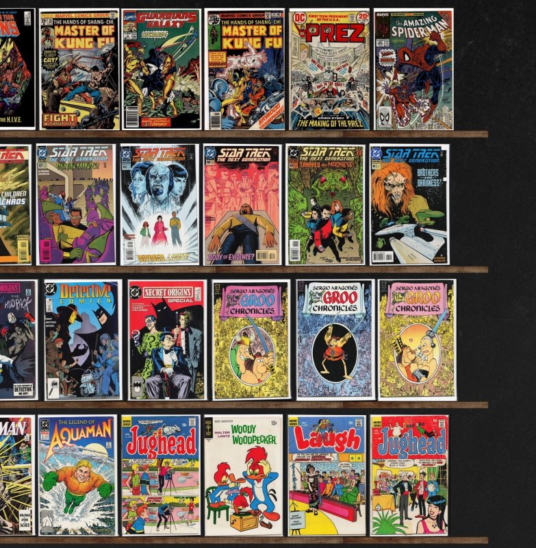 Huge Lot 140+ Comics with Sgt. Rock, Wolverine, Detective Comics & More!