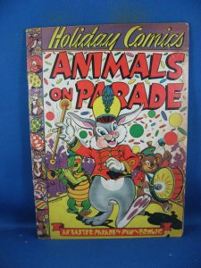 HOLIDAY COMICS 2 VG+ L B COLE ANIMALS ON PARADE 1951 GOLDEN AGE SCARCE