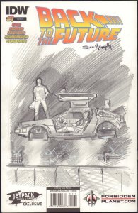 Back to the Future #1 Blank Variant Doc & Marty Pencil art by Sean Gordon Murphy