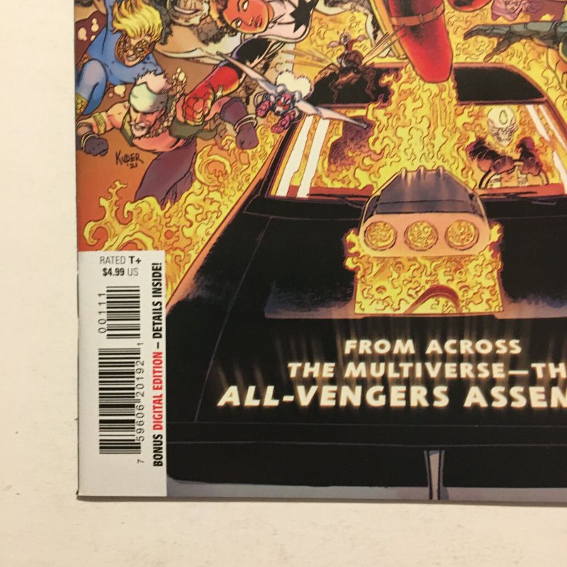 Avengers Forever #1 1st Captain Carter Cover Aaron Kuder Jason Aaron 2022 Marvel