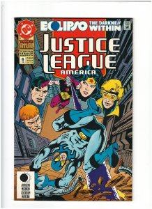 Justice League America Annual #6 NM- 9.2 DC Comics 1992 Eclipso 