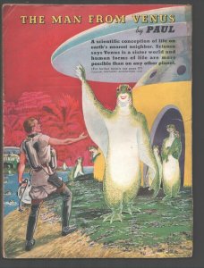 Fantastic Adventures #2 1939-rare bed sheet pulp- The Scientist's Revolt by...