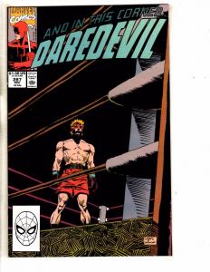 Lot Of 6 Daredevil Marvel Comic Books # 277 279 280 281 287 292 Defenders RM3