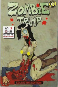 Zombie Tramp: Origins #3 Cover F Risque/Topless Replica Dan Mendoza (2017) VF/NM