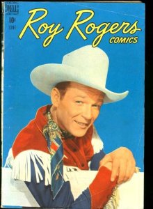 ROY ROGERS COMICS #6-DELL WESTERN-TRIGGER FN