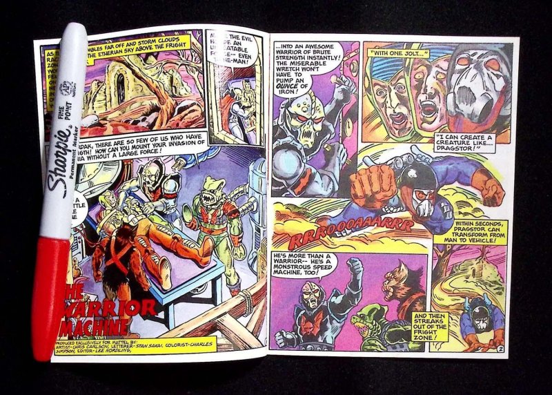 1985 Mattel Mini-Comic Masters of The Universe - The Warrior Machine Hordak