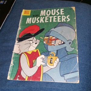 M.g.m's Mouse Musketeers 5 6 10 11 Dell Comics Lot Run Set Tom And Jerry cartoon