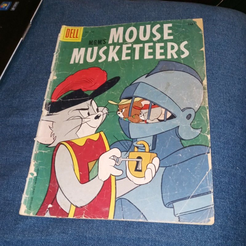 M.g.m's Mouse Musketeers 5 6 10 11 Dell Comics Lot Run Set Tom And Jerry cartoon
