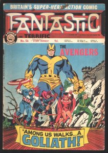 Fantastic #56 1968-X-Men-Avengers-Doctor Strange-Jack Kirby art--Unspeakable ...