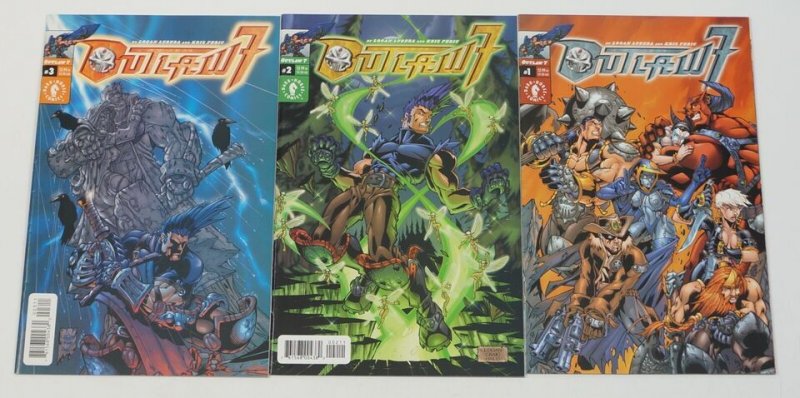 Outlaw 7 #1-3 VF/NM complete series Logan Lubera ; Dark Horse