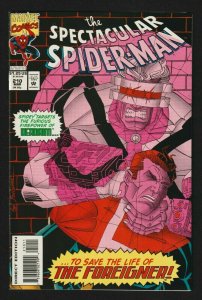 The Spectacular Spider-Man #210 (1994) Marvel  ~ Featuring The Foreigner