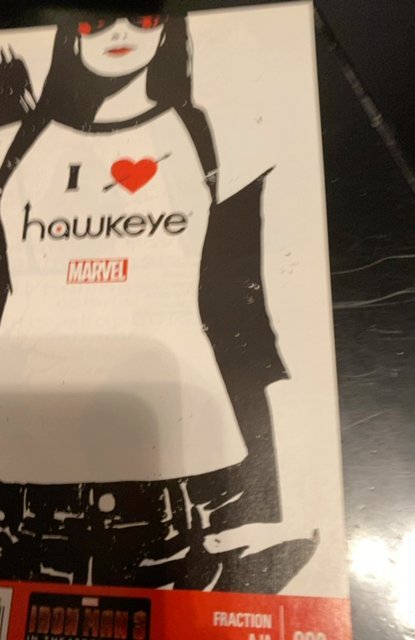 Hawkeye #9 Second Printing Variant (2013) low print variant