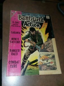 Battlefield Action V2, 16 (#1) Charlton Comics 1957 Silver Age War D-day Issue