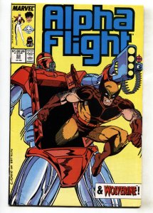 ALPHA FLIGHT #53--Jim Lee--Wolverine art--Comic Book--1987