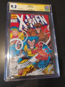X-MEN #4 CGC 9.2 SIGNED BY JIM LEE! 1ST APPEARANCE OF OMEGA RED! HOT BOOK!