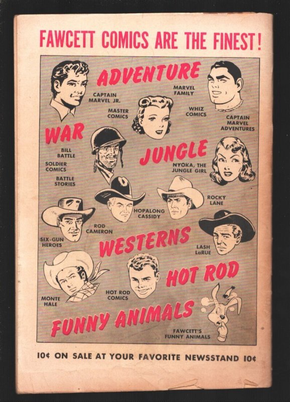 Lash LaRue Western #36  1953 - Fawcett  -VG - Comic Book