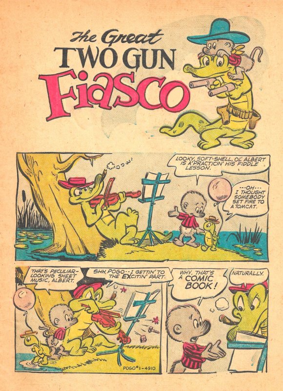 POGO POSSUM #1 (Oct 1949) 6.0 FN  52 Pages of Pure Walt Kelly Genius!!