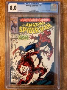 The Amazing Spider-Man #361 (1992) CGC 8.0