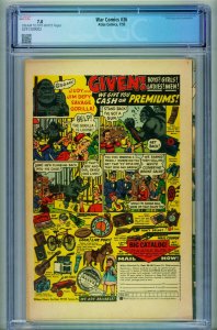 War #36 CGC 7.0 1955-Atlas-Russ Heath-Gene Colon WWII story-4291309002