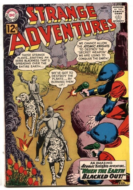 Strange Adventures #144-1962- First ATOMIC KNIGHTS cover VG