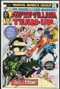 Super-Villain Team-Up #4 (1976) Namor the Sub-Mariner