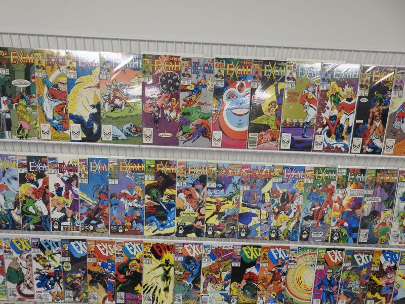 Huge Lot 150 Comics W/ Excalibur, X-Men, +More! Avg VF Condition!