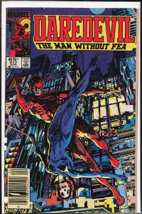Daredevil #217 Newsstand Edition (1985) Daredevil