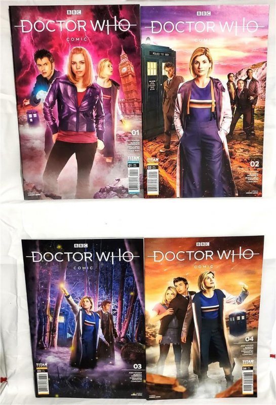 DOCTOR WHO Comic #1 - 4 Andrew Leung PHOTO Variant Cover B (Titan, 2020) 793611735743