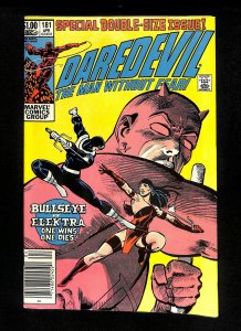 Daredevil #181 Original Death of Elektra! Frank Miller!