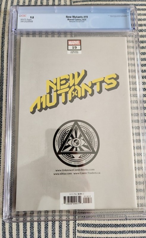 New Mutants #19 Unkown Comics Nakayama Variant CGC 9.8