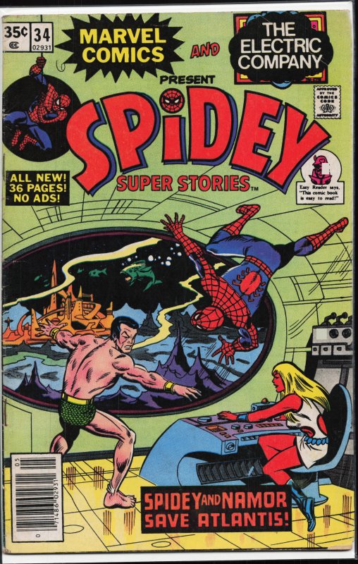 Spidey Super Stories #34 (1978) Spider-Man