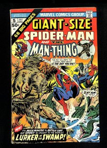 Giant-Size Spider-Man #5 Man-Thing!